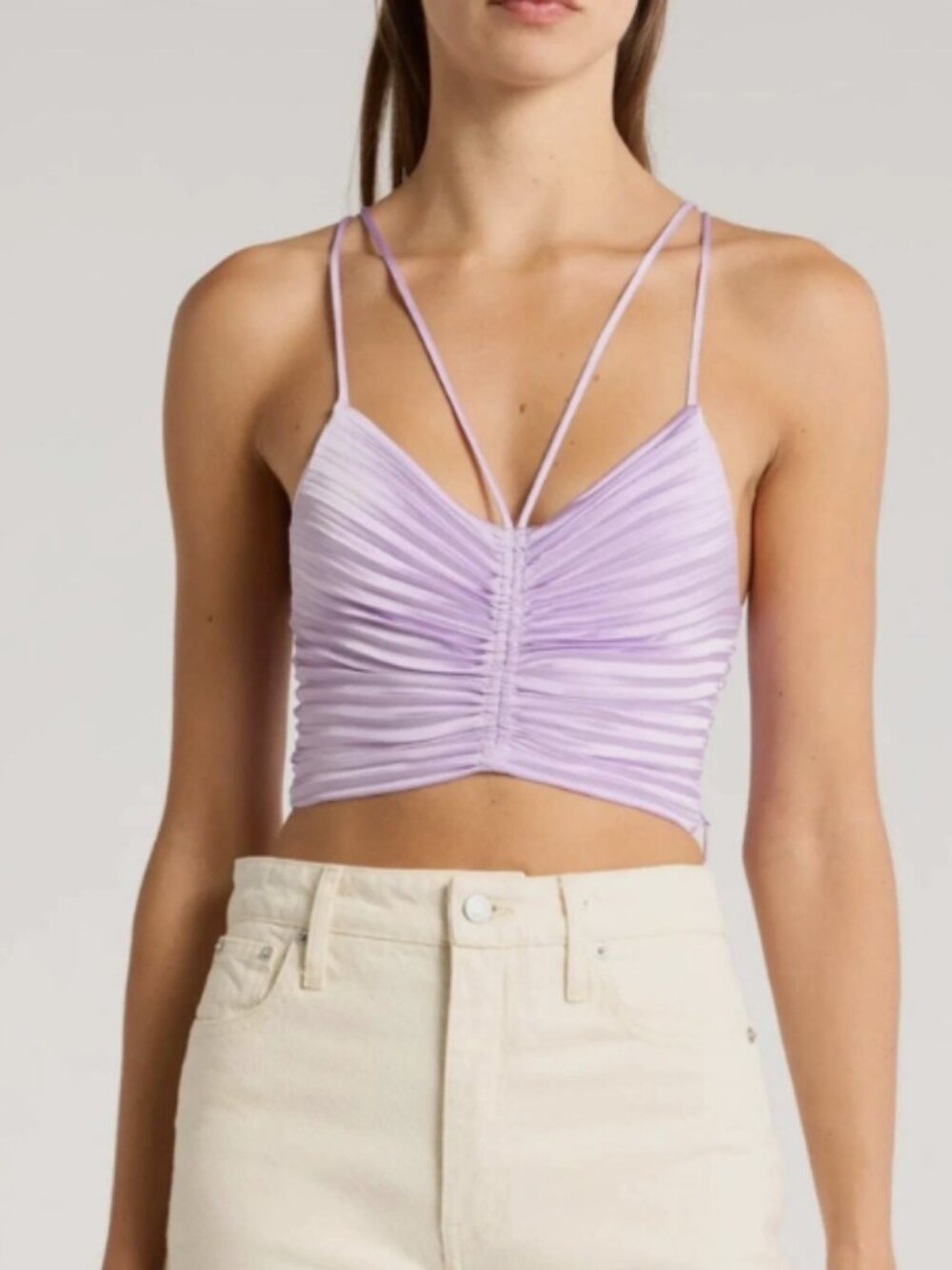 A.L.C -Ari Pleated Crop Camisol-Size 0-MSRP $295